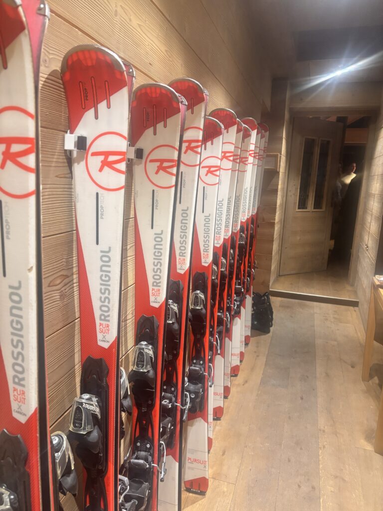 French Alps Skis as art